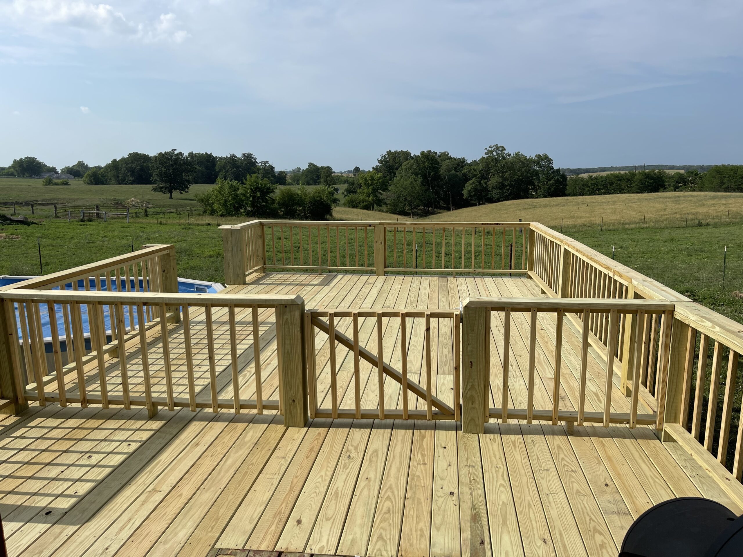 Pool deck extension by Williams Construction