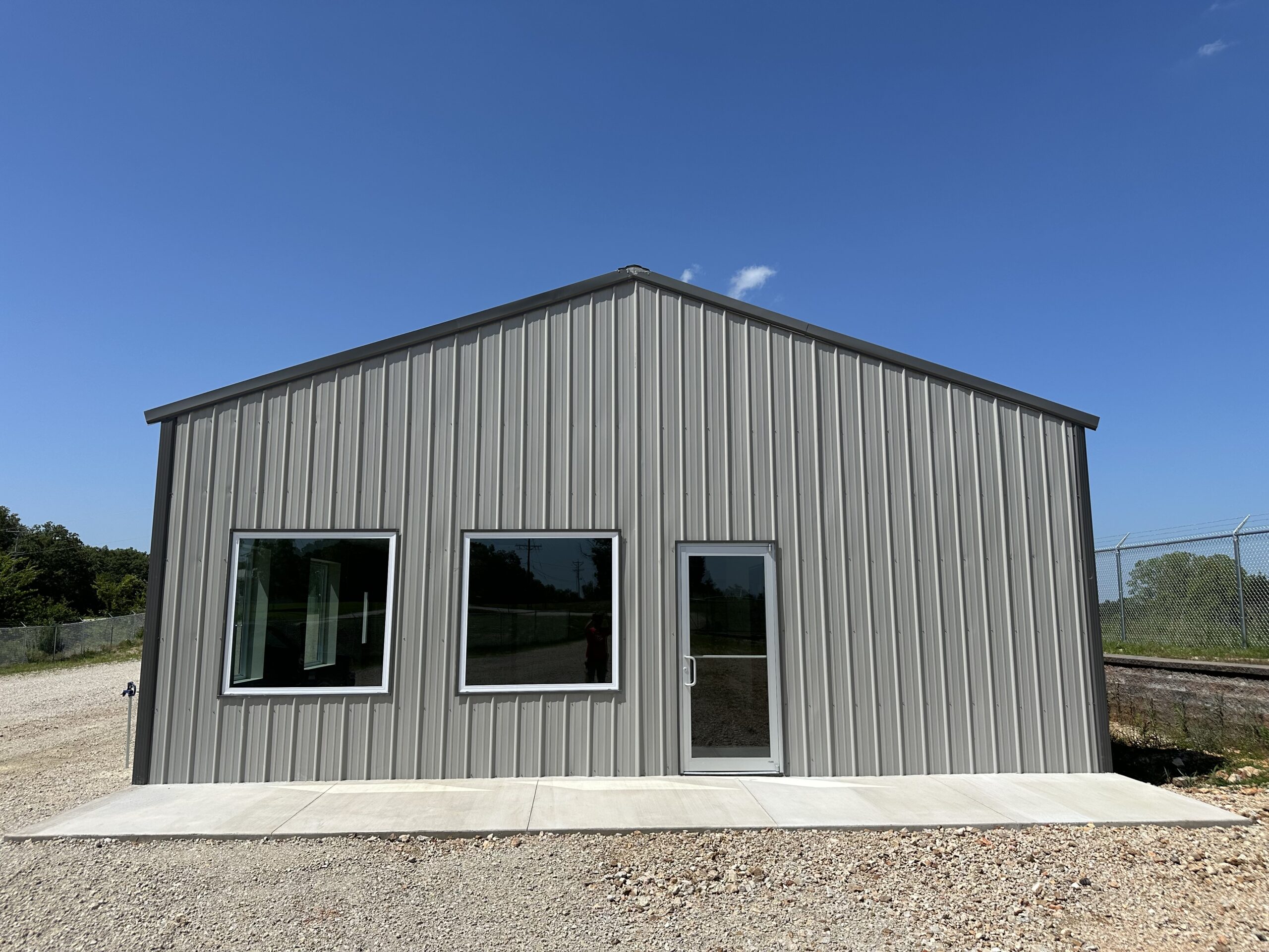 Outbuilding structure, framing and concrete pour by Williams Construction